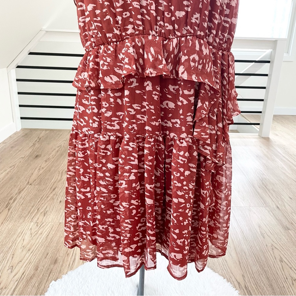 NWT Simply Vera, Vera Wang, orange, and pink spring dress - Picture 2 of 8